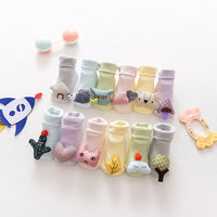Load image into Gallery viewer, Baby Kid Girls Boys Letters Color-blocking Love heart Animals Cartoon Plant Print Accessories Socks Wholesale 410210389
