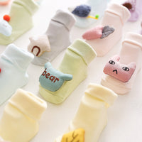 Load image into Gallery viewer, Baby Kid Girls Boys Letters Color-blocking Love heart Animals Cartoon Plant Print Accessories Socks Wholesale 410210389
