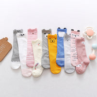 Load image into Gallery viewer, Baby Kid Girls Boys Striped Letters Color-blocking Animals Cartoon Print Accessories Socks Wholesale 428910377
