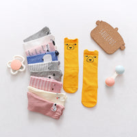 Load image into Gallery viewer, Baby Kid Girls Boys Striped Letters Color-blocking Animals Cartoon Print Accessories Socks Wholesale 428910377
