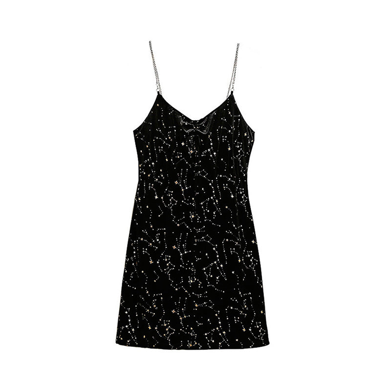 Women Star Print Dresses Wholesale 43199384