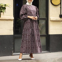 Load image into Gallery viewer, Women Flower Print Dresses Wholesale 44179477
