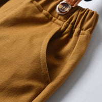 Load image into Gallery viewer, 2 Pieces Set Baby Kid Boys Dressy Checked Shirts And Solid Color Shorts Wholesale 449512017
