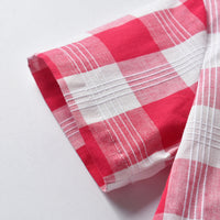 Load image into Gallery viewer, 2 Pieces Set Baby Kid Boys Dressy Checked Shirts And Solid Color Shorts Wholesale 449512017
