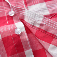 Load image into Gallery viewer, 2 Pieces Set Baby Kid Boys Dressy Checked Shirts And Solid Color Shorts Wholesale 449512017
