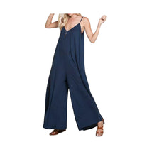 Load image into Gallery viewer, Women Solid Color Suspender Jumpsuits Wholesale 44959474
