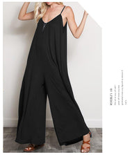Load image into Gallery viewer, Women Solid Color Suspender Jumpsuits Wholesale 44959474

