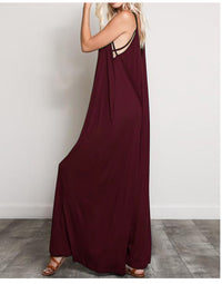 Load image into Gallery viewer, Women Solid Color Suspender Jumpsuits Wholesale 44959474
