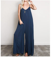 Load image into Gallery viewer, Women Solid Color Suspender Jumpsuits Wholesale 44959474
