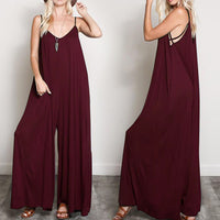 Load image into Gallery viewer, Women Solid Color Suspender Jumpsuits Wholesale 44959474
