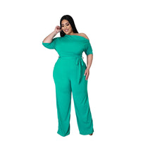 Load image into Gallery viewer, Women Solid Color Ribbon Jumpsuits Wholesale 45989421
