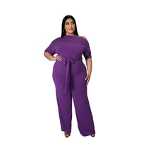 Load image into Gallery viewer, Women Solid Color Ribbon Jumpsuits Wholesale 45989421
