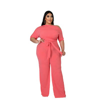 Load image into Gallery viewer, Women Solid Color Ribbon Jumpsuits Wholesale 45989421
