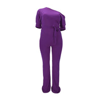 Load image into Gallery viewer, Women Solid Color Ribbon Jumpsuits Wholesale 45989421
