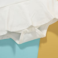 Load image into Gallery viewer, Baby Girls Rainbow Embroidered Rompers Wholesale 463610099
