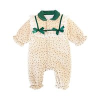 Load image into Gallery viewer, Baby Kid Girls Bow Print Jumpsuits Wholesale 489210462
