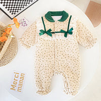 Load image into Gallery viewer, Baby Kid Girls Bow Print Jumpsuits Wholesale 489210462
