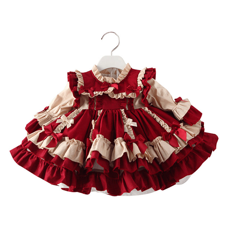 Baby Kid Girls Bow Dressy Birthday Party Dresses Princess Dresses Wholesale 497010235