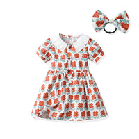 Load image into Gallery viewer, Baby Kid Girls Flower Print Dresses Wholesale 230308499
