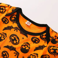 Load image into Gallery viewer, Baby Girls Expression Print Halloween Dresses Wholesale 73717549
