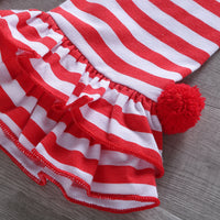 Load image into Gallery viewer, 2 Pieces Set Baby Girls Letters Rompers And Striped Pants Wholesale 86187585
