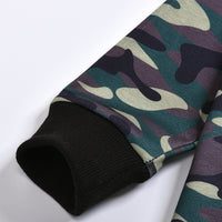 Load image into Gallery viewer, 2 Pieces Set Baby Kid Girls Camo Hoodies Swearshirts And Solid Color Pants Wholesale 22527523
