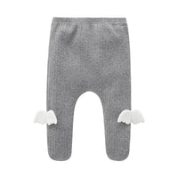 Load image into Gallery viewer, Baby Girls Solid Color Wings Muslin&amp;Ribbed Pants Leggings Wholesale 512910763
