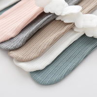 Load image into Gallery viewer, Baby Girls Solid Color Wings Muslin&amp;Ribbed Pants Leggings Wholesale 512910763
