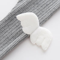 Load image into Gallery viewer, Baby Girls Solid Color Wings Muslin&amp;Ribbed Pants Leggings Wholesale 512910763
