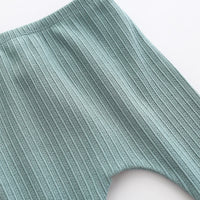 Load image into Gallery viewer, Baby Girls Solid Color Wings Muslin&amp;Ribbed Pants Leggings Wholesale 512910763
