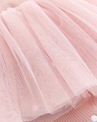 Load image into Gallery viewer, Baby Girls Solid Color Bow Lace Muslin&amp;Ribbed Dresses Wholesale 513310760
