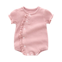 Load image into Gallery viewer, Baby Girls Solid Color Rompers Wholesale 517410826
