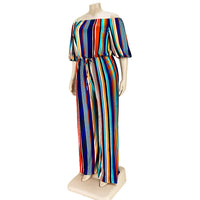 Load image into Gallery viewer, Women Striped Print Party Jumpsuits Wholesale 52009426
