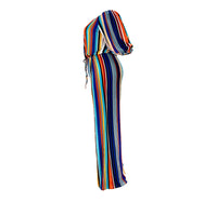 Load image into Gallery viewer, Women Striped Print Party Jumpsuits Wholesale 52009426
