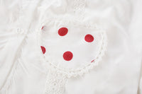 Load image into Gallery viewer, 2 Pieces Set Baby Kid Girls Party Solid Color Tops And Polka dots Bow Dresses Wholesale 527111109
