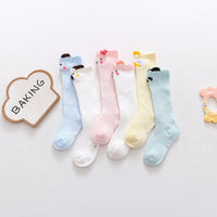 Load image into Gallery viewer, Baby Kid Girls Color-blocking Animals Cartoon Lace Print Accessories Socks Wholesale 560710378
