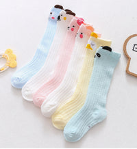 Load image into Gallery viewer, Baby Kid Girls Color-blocking Animals Cartoon Lace Print Accessories Socks Wholesale 560710378
