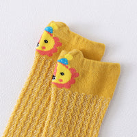 Load image into Gallery viewer, Baby Kid Girls Color-blocking Animals Cartoon Lace Print Accessories Socks Wholesale 560710378
