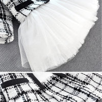 Load image into Gallery viewer, 2 Pieces Set Baby Kid Girls Dressy Checked Solid Color Dresses Wholesale 564010792
