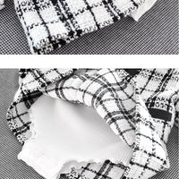 Load image into Gallery viewer, 2 Pieces Set Baby Kid Girls Dressy Checked Solid Color Dresses Wholesale 564010792
