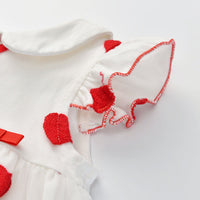 Load image into Gallery viewer, 3 Pieces Baby Kid Girls Color-blocking Cardigan  Lace Embroidered Princess Dresses And Bow Headwear Set Wholesale 56569552
