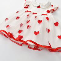 Load image into Gallery viewer, 3 Pieces Baby Kid Girls Color-blocking Cardigan  Lace Embroidered Princess Dresses And Bow Headwear Set Wholesale 56569552
