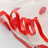 Load image into Gallery viewer, 3 Pieces Baby Kid Girls Color-blocking Cardigan  Lace Embroidered Princess Dresses And Bow Headwear Set Wholesale 56569552
