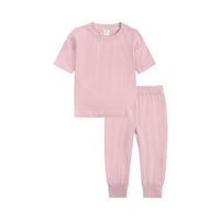 Load image into Gallery viewer, 2 Pieces Set Baby Kid Unisex Solid Color T-Shirts And Pants Wholesale 568011895
