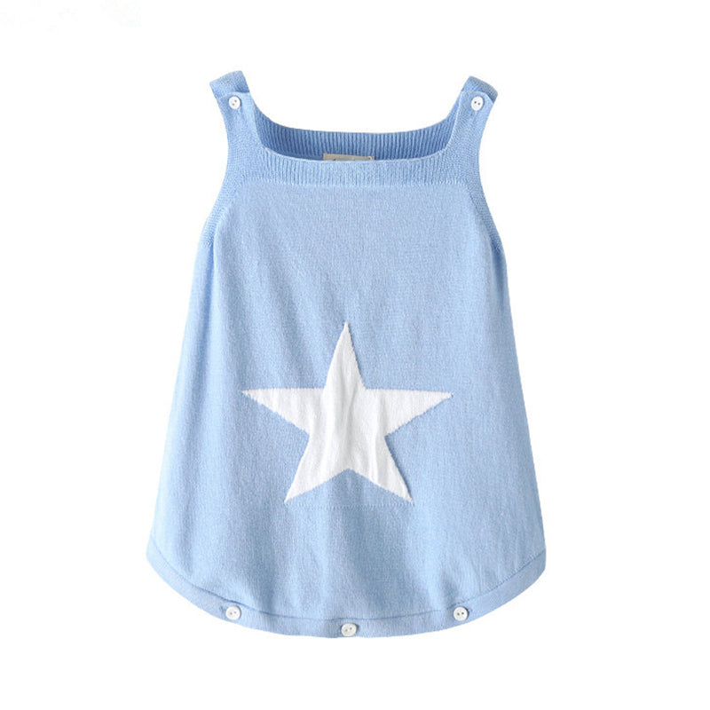 Baby Girls Boys Star Crochet Rompers Wholesale 57099661