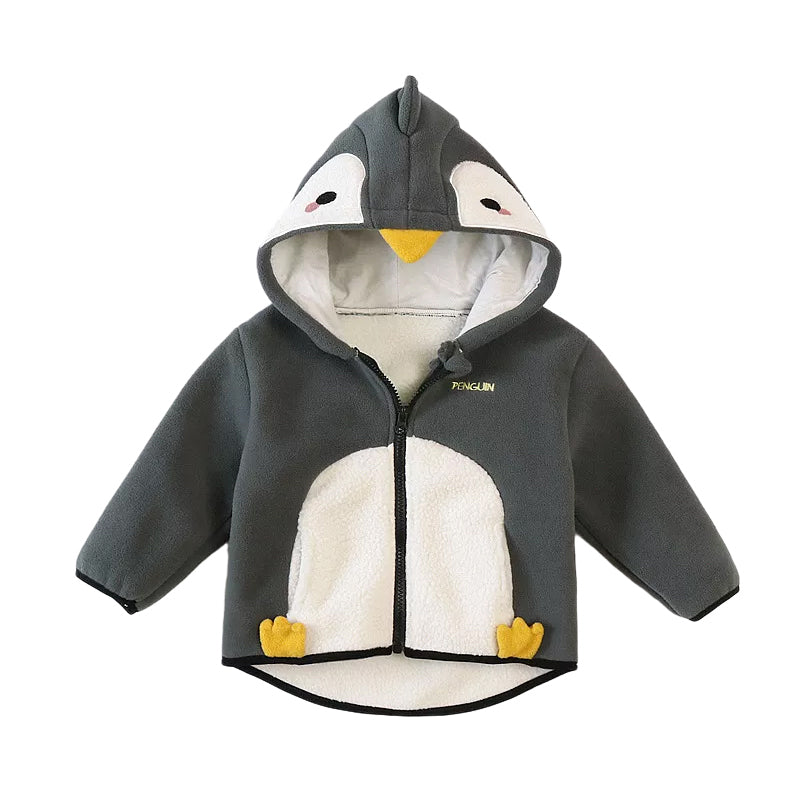 Baby Kid Boys Color-blocking Animals Cartoon Embroidered Jackets Outwears Wholesale 57198471