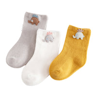 Load image into Gallery viewer, Baby Kid Girls Boys Color-blocking Fruit Dinosaur Animals Cartoon Print Accessories Socks Wholesale 580910387
