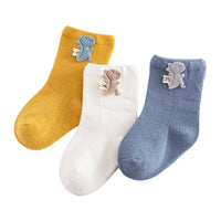 Load image into Gallery viewer, Baby Kid Girls Boys Color-blocking Fruit Dinosaur Animals Cartoon Print Accessories Socks Wholesale 580910387

