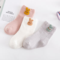 Load image into Gallery viewer, Baby Kid Girls Boys Color-blocking Fruit Dinosaur Animals Cartoon Print Accessories Socks Wholesale 580910387
