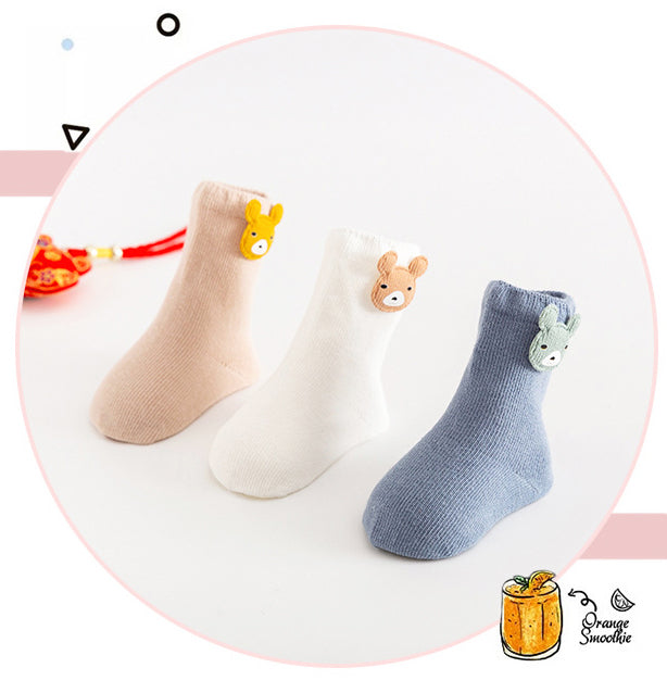 Baby Kid Girls Boys Color-blocking Fruit Dinosaur Animals Cartoon Print Accessories Socks Wholesale 580910387